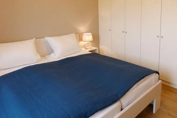 1. Schlafzimmer in der Ferienwohnung Weiße Düne 7 in Wittdün auf Amrum Haus *Weiße Düne* Ferienwohnung *Weiße Düne 7*