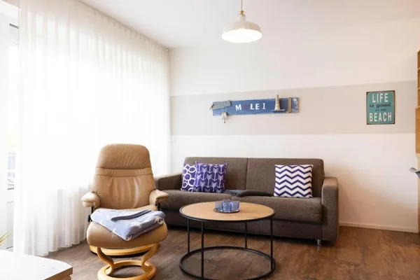 Wohnzimmer  (DKK1c)  Ferienwohnung Mole-1