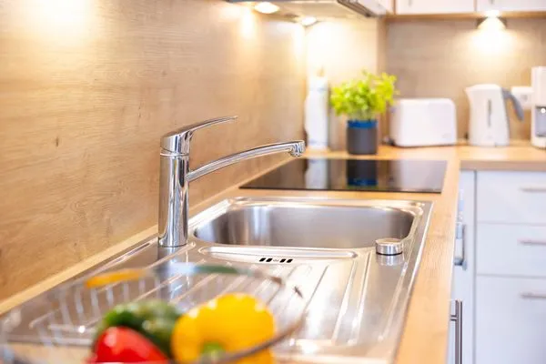 Küche / Küchenzeile  (DKK1c)  Ferienwohnung Mole-1