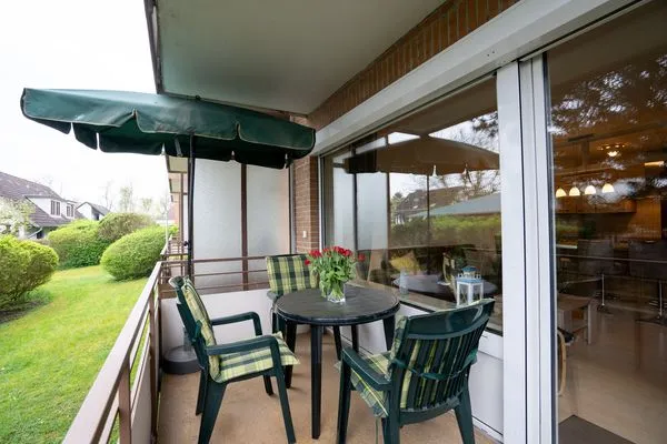 Balkon  (DKK1e) Ferienwohnung Seepferdchen