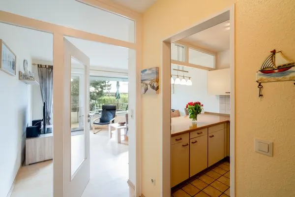 Küche / Küchenzeile  (DKK1e) Ferienwohnung Seepferdchen