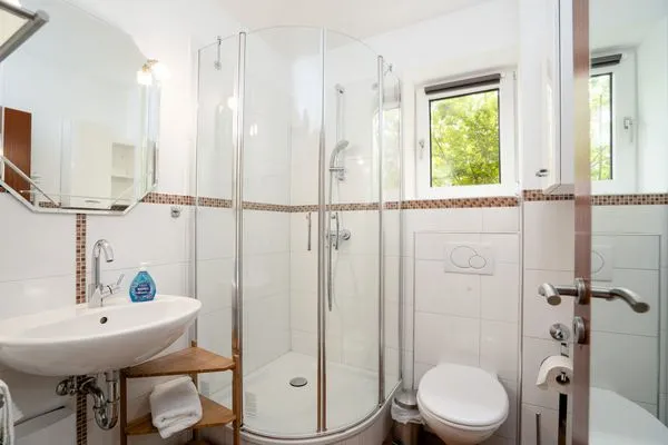 Badezimmer  (DKK1e) Ferienwohnung Seepferdchen