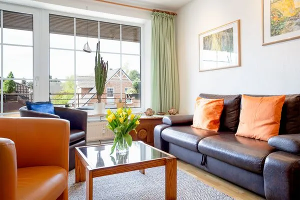 Wohnzimmer  (DKK7b) Ferienwohnung Strandmuschel