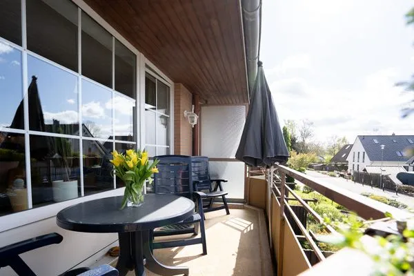 Balkon  (DKK7b) Ferienwohnung Strandmuschel