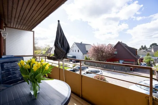 Balkon  (DKK7b) Ferienwohnung Strandmuschel