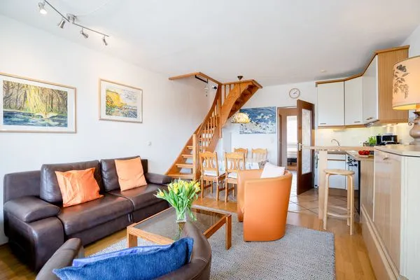 Wohnzimmer  (DKK7b) Ferienwohnung Strandmuschel