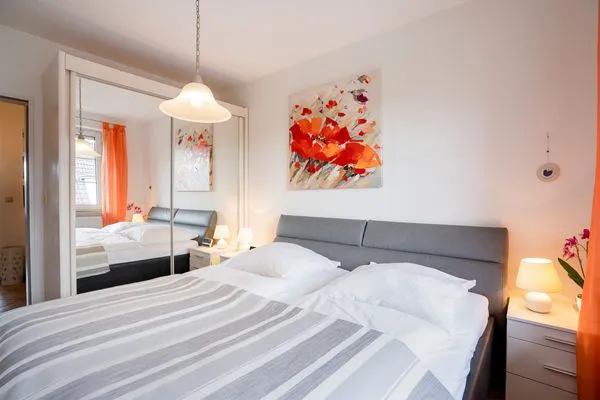 Schlafzimmer  (DKK7b) Ferienwohnung Strandmuschel