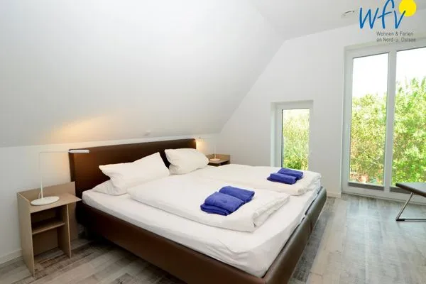 Schlafzimmer Haus Billstr. Ferienwohnung "Hygge"