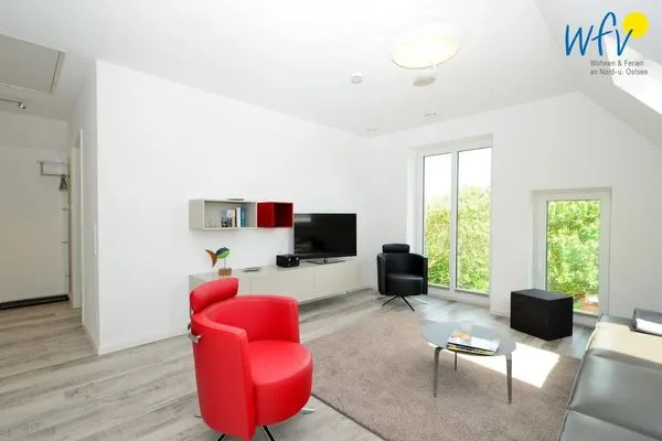 Wohnzimmer Haus Billstr. Ferienwohnung "Hygge"