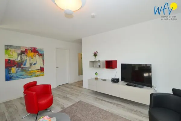 Wohnzimmer Haus Billstr. Ferienwohnung "Hygge"