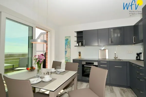 Küche / Küchenzeile Haus Billstr. Ferienwohnung "Hygge"