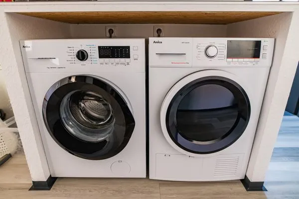 Waschmaschine und Trockner, zur Alleinnutzung  Ferienwohnung Hopf