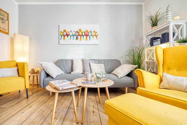  Zur Wellenwiese 22a Wohnung Vogelsang Zingst - Wohnzimmer