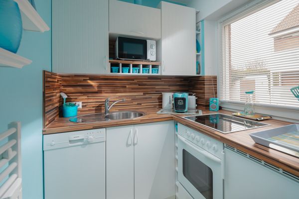  Ferienwohnung Küstenkoje Norderney - Küche / Küchenzeile