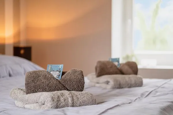 Wäschepakete können auf Wunsche dazu gebucht werden  Klüterkammer