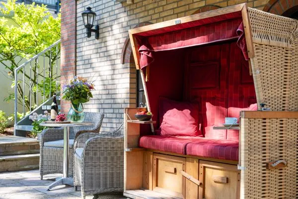 Terrasse  Das zauberhafte Ferienhaus