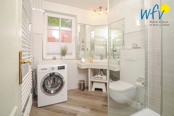 Badezimmer Villa Malte Ferienwohnung Herzmuschel