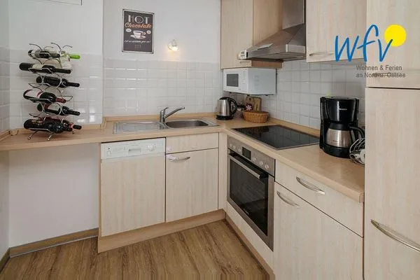 Küche / Küchenzeile Villa Malte Ferienwohnung Strandläufer