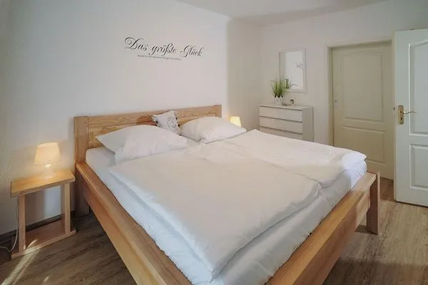 Schlafzimmer Villa Malte Ferienwohnung Strandläufer