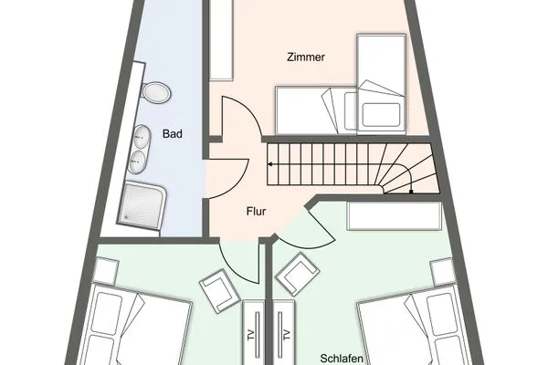 Anders & Meer ANDERS & MEER App. Ruhe SPO Dorf - Grundriss