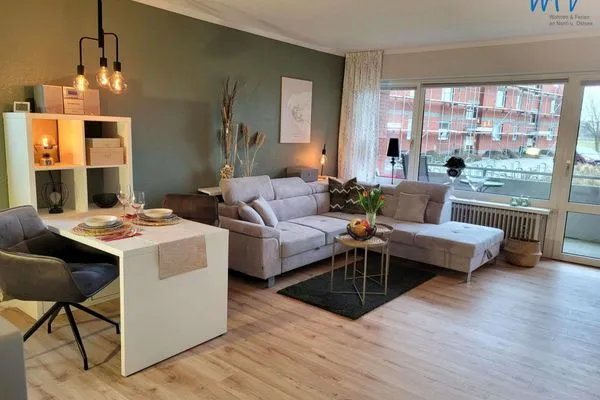 Wohnzimmer Holiday Residenz II Ferienwohnung Nordseeliebe