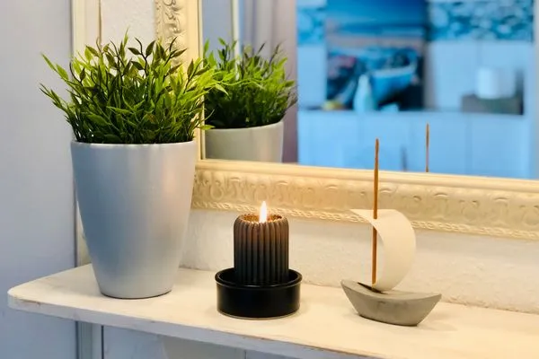 Bad mit Dusche, WC, Fenster, Waschbecken  Nordlicht