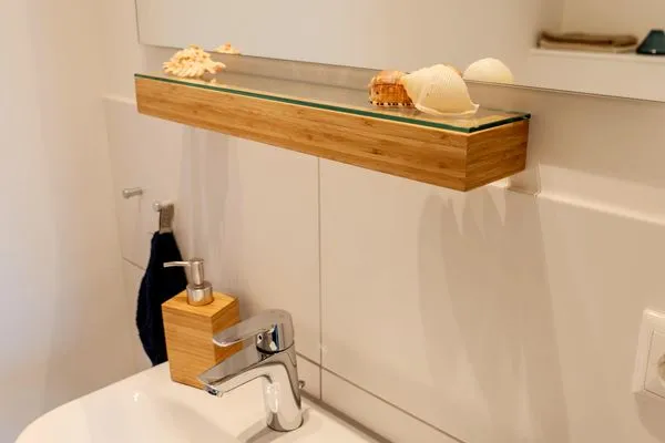 Schöne Waschtischablage  Austernfischer (E013)