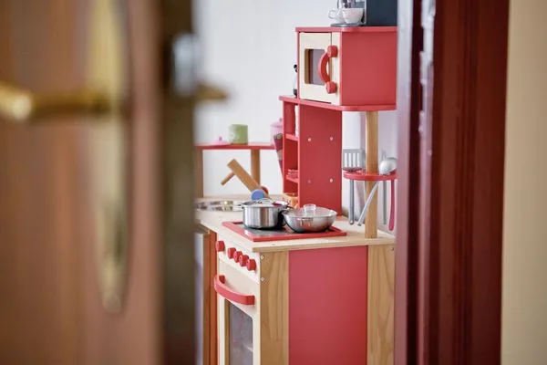 Spielbereich im Kinderzimmer  Ferienwohnung Gut Hardesby