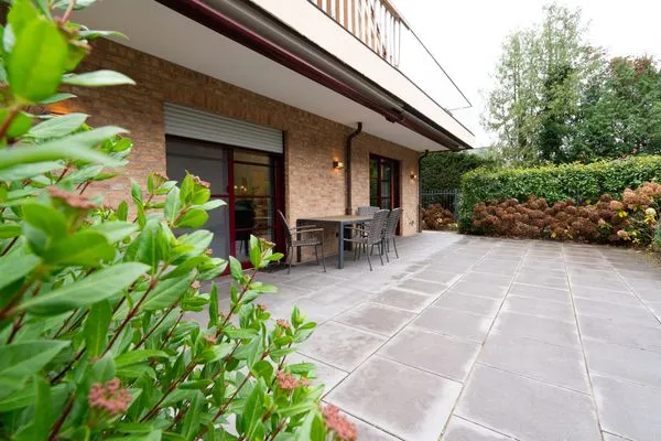 Terrasse  Ferienwohnung "Birkenhain 5"