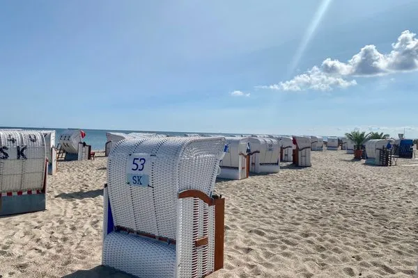 Sommer, Sonne, Strand in Dahme  Ferienhaus an der Au