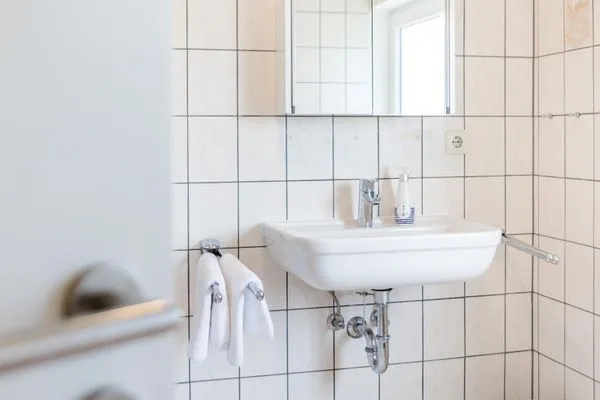 Badezimmer  Muschelbank