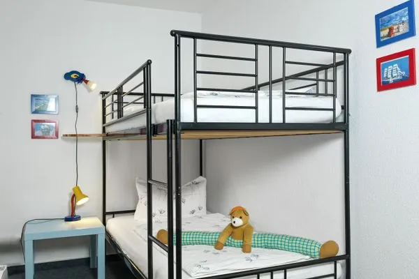 Bedroom Landhaus am Meer Seerose