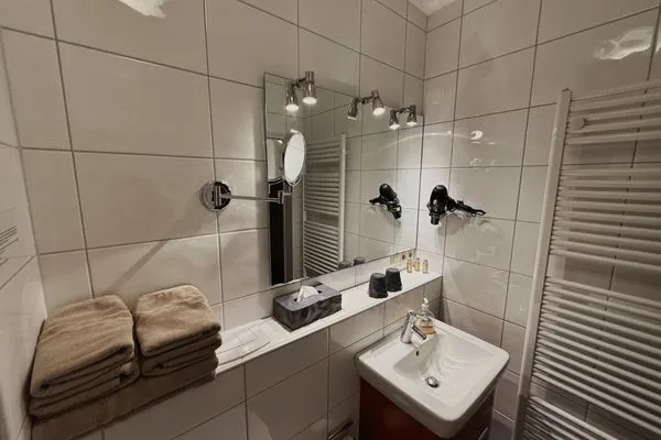 Badezimmer  Gästehaus Orion - Wohnung 2