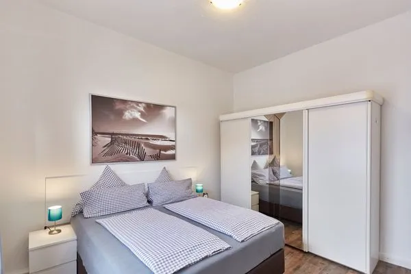 Schlafzimmer  Hus up de D - Ferienwohnung 1