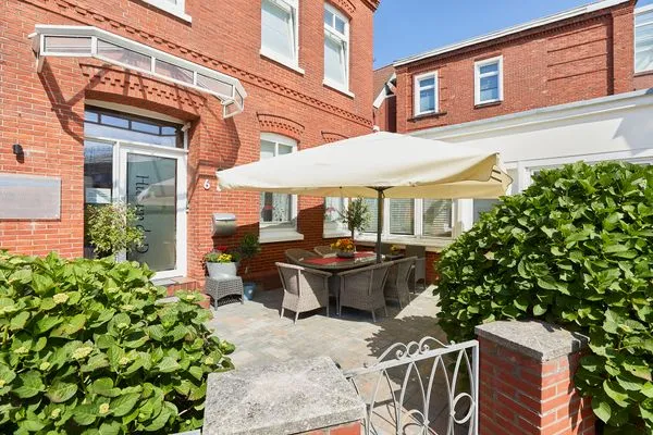 Terrasse  Hus up de D - Ferienwohnung 1