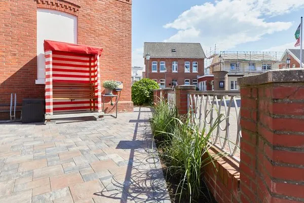 Terrasse  Hus up de D - Ferienwohnung 1