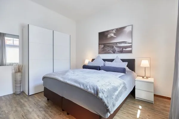 Schlafzimmer  Hus up de D - Ferienwohnung 2