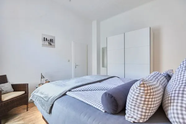 Schlafzimmer  Hus up de D - Ferienwohnung 2