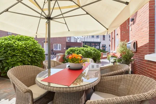 Terrasse  Hus up de D - Ferienwohnung 2