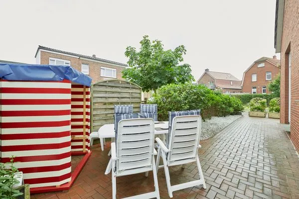 Terrasse  Haus Walfänger - Ferienwohnung 2