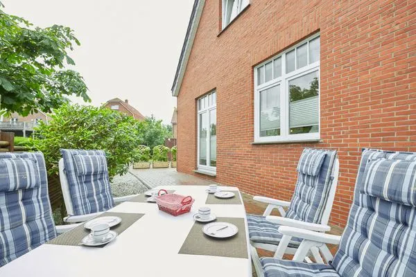 Terrasse  Haus Walfänger - Ferienwohnung 2