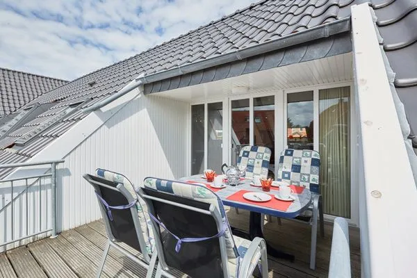 Terrasse  Haus Walfänger - Ferienwohnung 4