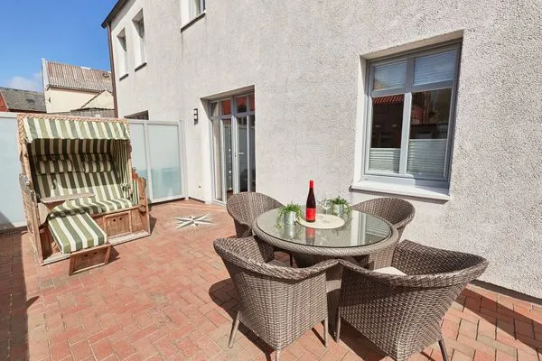 Terrasse  Haus Stella Maris - Ferienwohnung Lichtblick