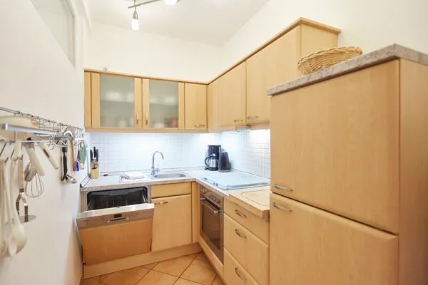 Küche / Küchenzeile  Haus Stella Maris - Ferienwohnung Meeresleuchten