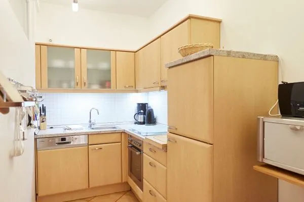 Küche / Küchenzeile  Haus Stella Maris - Ferienwohnung Meeresleuchten