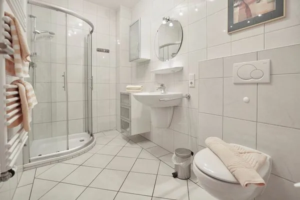 Badezimmer  Haus Stella Maris - Ferienwohnung Meeresleuchten