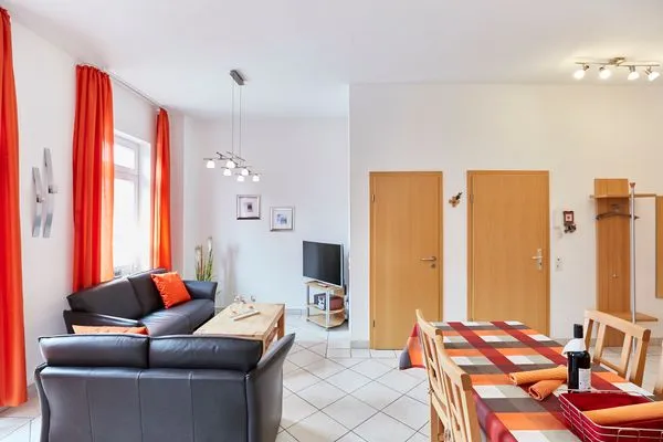 Wohnzimmer  Haus Stella Maris - Ferienwohnung Sternenmeer