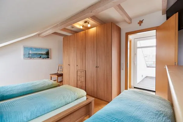 Schlafzimmer  Haus Stella Maris - Ferienwohnung Sternenmeer