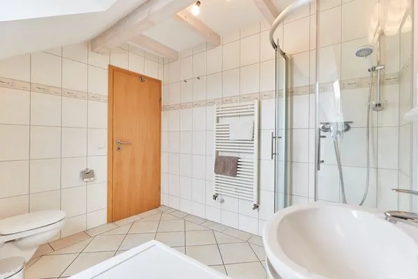 Badezimmer  Haus Stella Maris - Ferienwohnung Sternenmeer