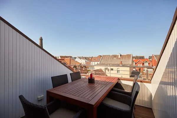 Terrasse  Haus Stella Maris - Ferienwohnung Sternenmeer